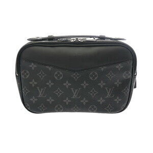 Louis Vuitton Monogram Eclipse Black Bum Bag Black Canvas Body
